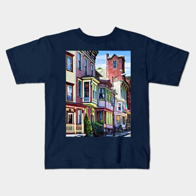 Jim Thorpe PA - West Broadway Kids T-Shirt by SusanSavad